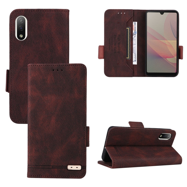 For Sony Xperia Ace III Magnetic Clasp Flip Leather Phone Case