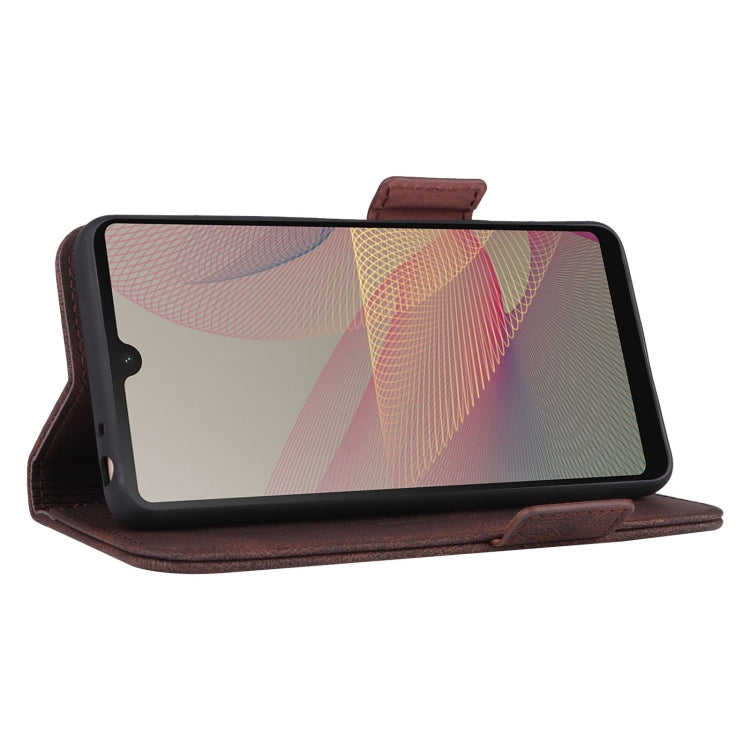 For Sony Xperia Ace III Magnetic Clasp Flip Leather Phone Case