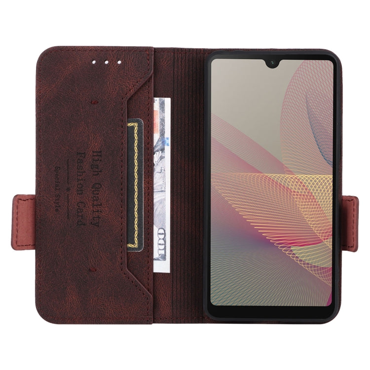 For Sony Xperia Ace III Magnetic Clasp Flip Leather Phone Case