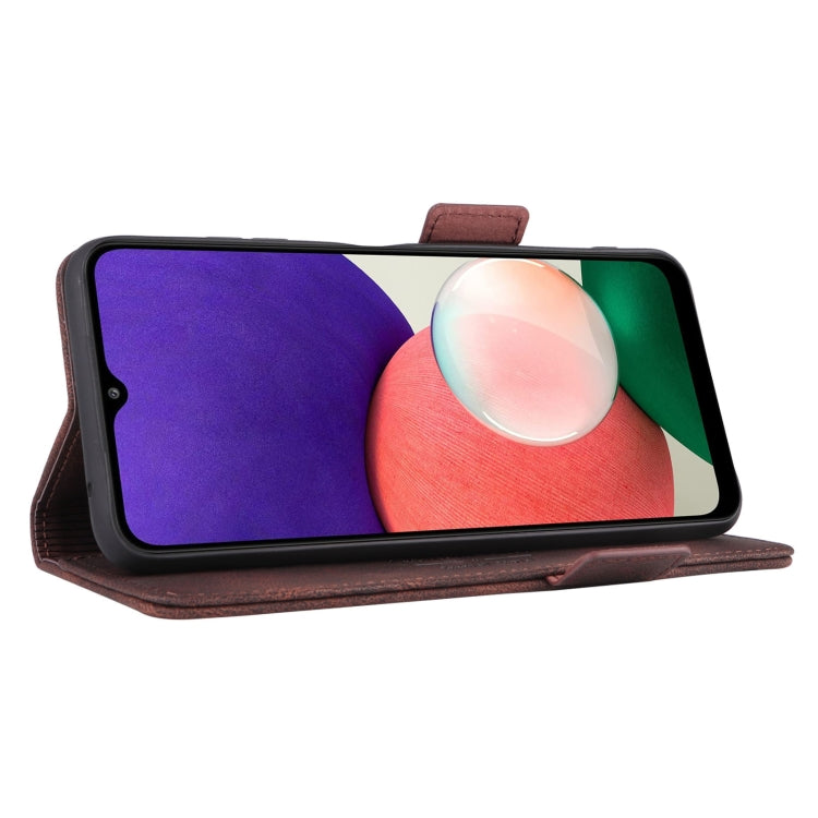 For Samsung Galaxy A22 5G Magnetic Clasp Flip Leather Phone Case
