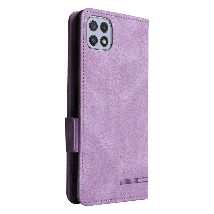 For Samsung Galaxy A22 5G Magnetic Clasp Flip Leather Phone Case