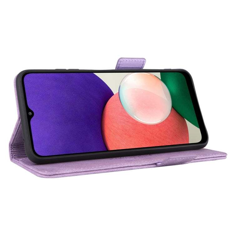 For Samsung Galaxy A22 5G Magnetic Clasp Flip Leather Phone Case
