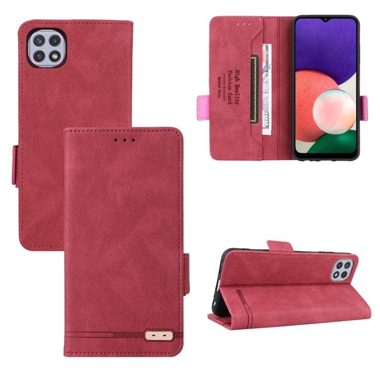 For Samsung Galaxy A22 5G Magnetic Clasp Flip Leather Phone Case