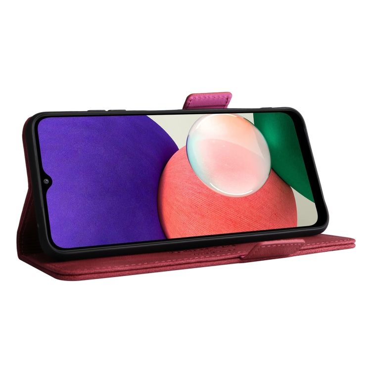 For Samsung Galaxy A22 5G Magnetic Clasp Flip Leather Phone Case