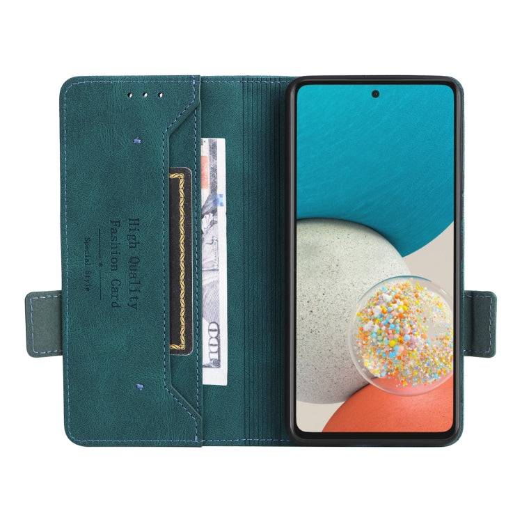 For Samsung Galaxy A53 5G Magnetic Clasp Flip Leather Phone Case