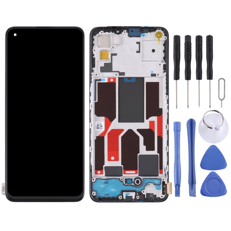 Original LCD Screen For OPPO Reno5 5G/Find X3 Lite with Digitizer Full Assembly with Frame