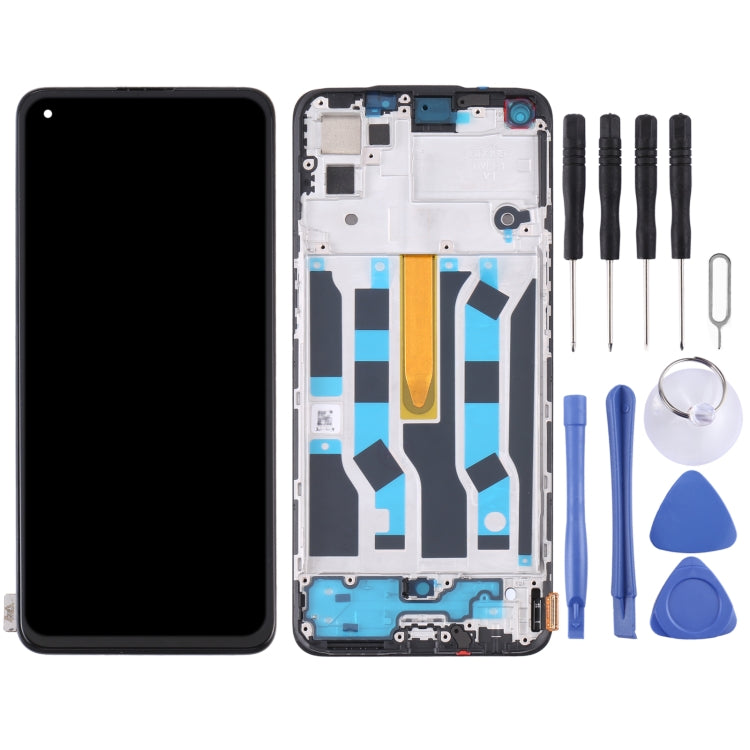 Original LCD Screen For OPPO Reno5 4G/Reno5 K with Digitizer Full Assembly with Frame