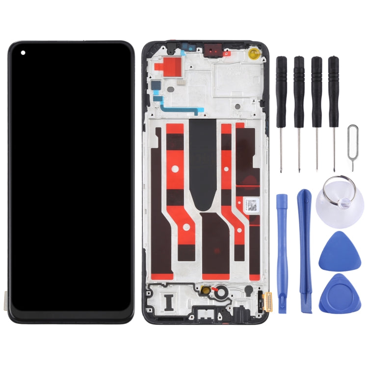 Original LCD Screen For OPPO A96 China with Digitizer Full Assembly with Frame