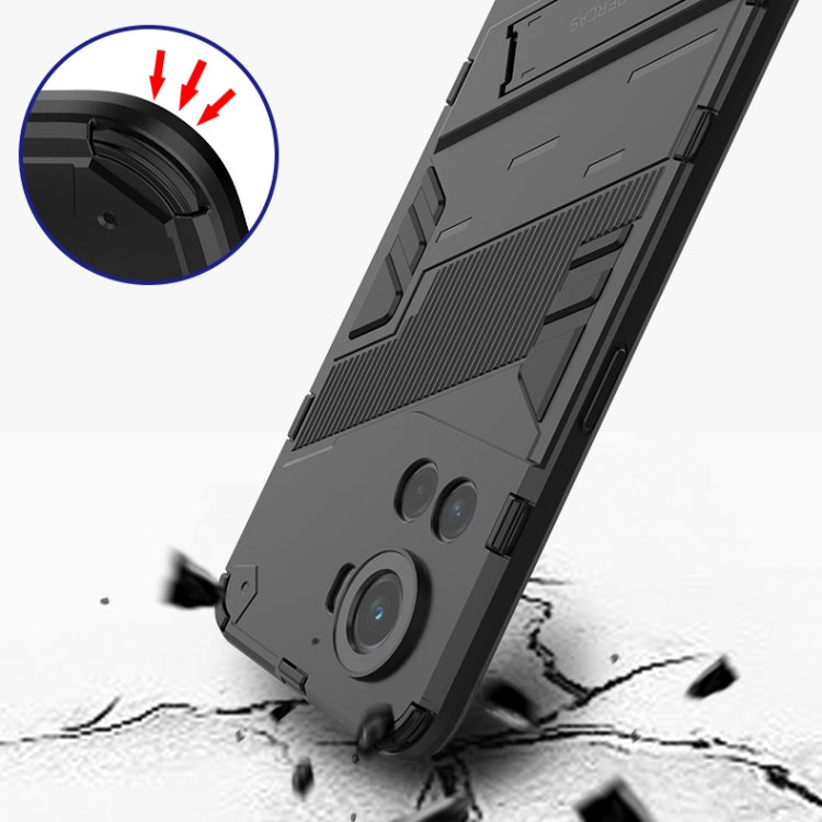 For OnePlus Ace 5G Punk Armor PC + TPU Phone Case with Holder