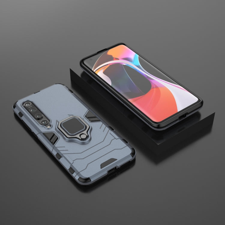 For Xiaomi Mi 10 PC + TPU Shockproof Protective Case with Magnetic Ring Holder