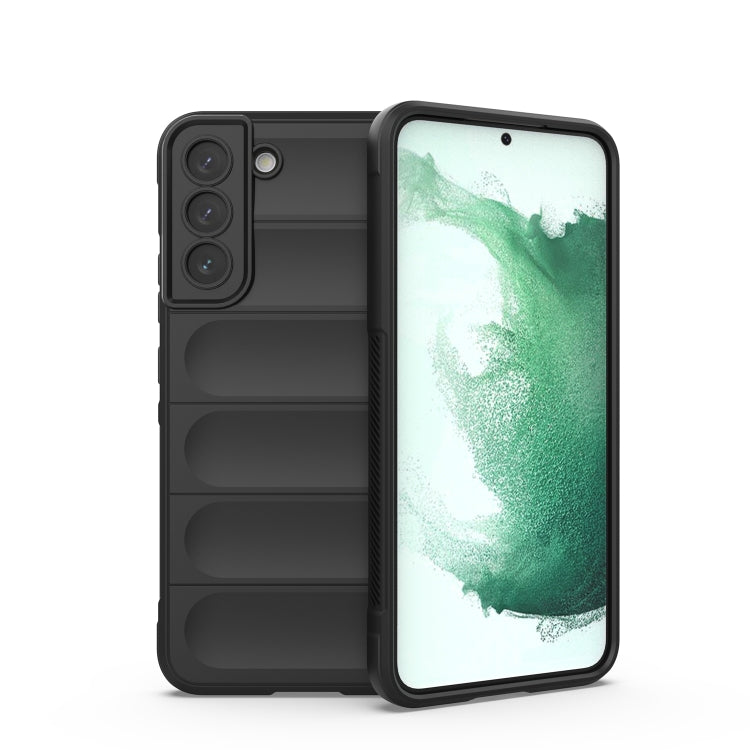 For Samsung Galaxy S22+ 5G Magic Shield TPU + Flannel Phone Case