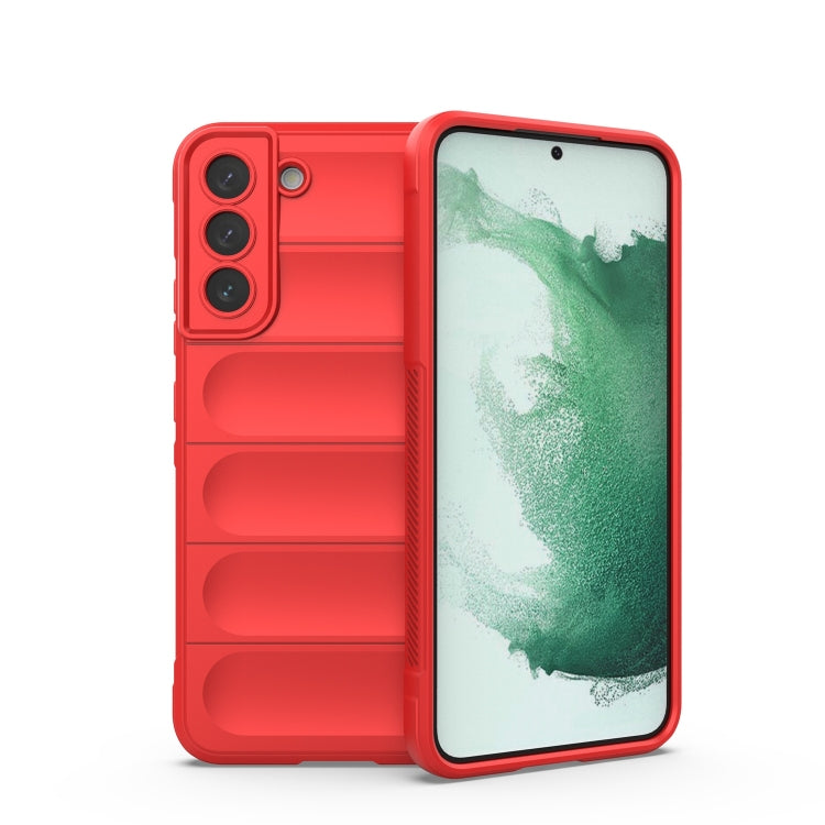 For Samsung Galaxy S22+ 5G Magic Shield TPU + Flannel Phone Case