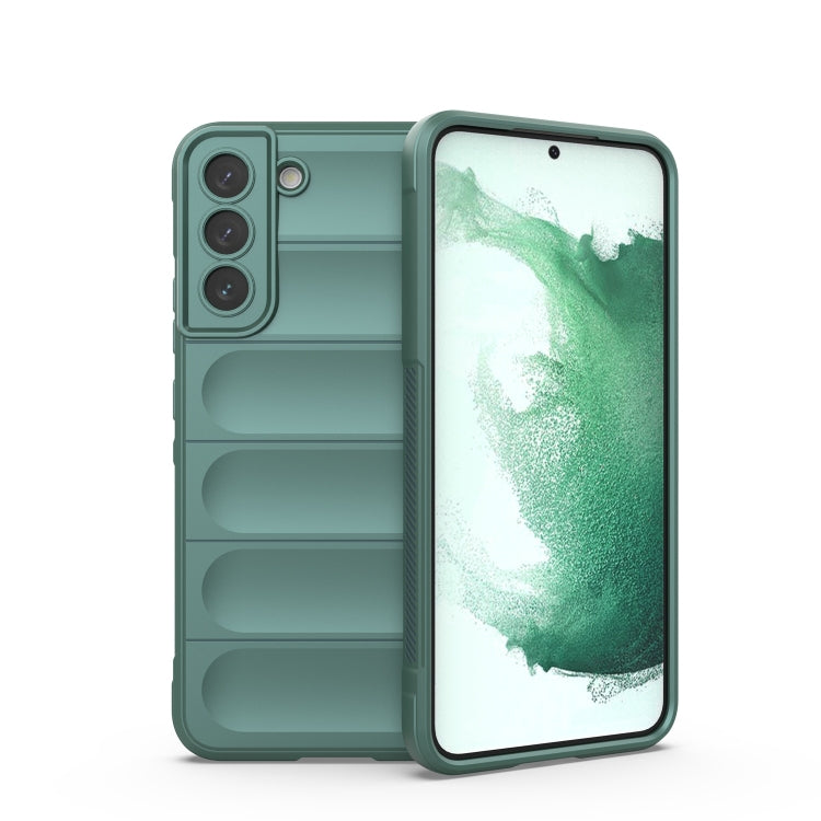 For Samsung Galaxy S22+ 5G Magic Shield TPU + Flannel Phone Case
