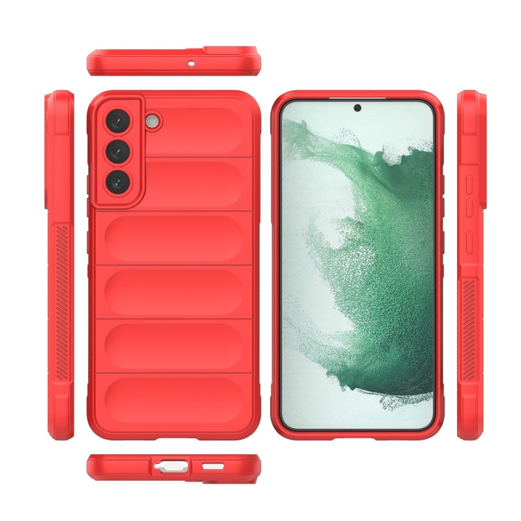 For Samsung Galaxy S22+ 5G Magic Shield TPU + Flannel Phone Case