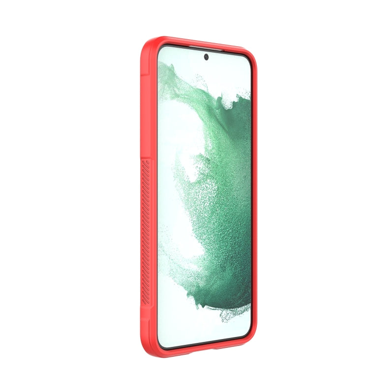 For Samsung Galaxy S22+ 5G Magic Shield TPU + Flannel Phone Case