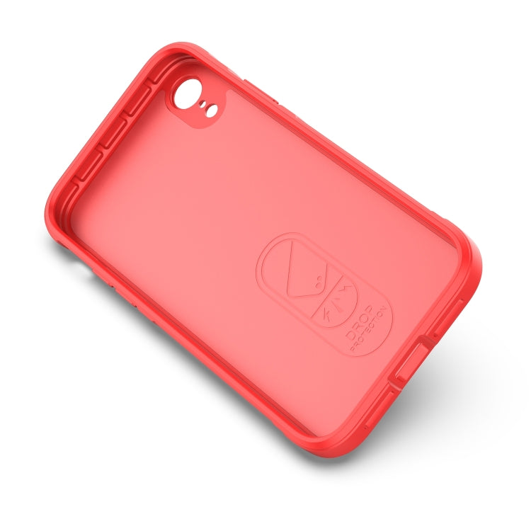 For iPhone XR Magic Shield TPU + Flannel Phone Case