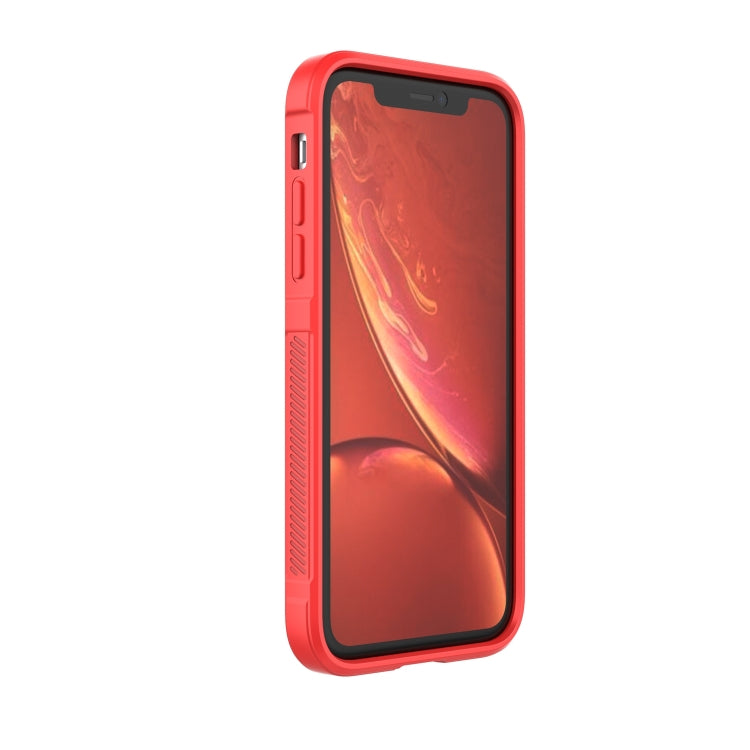 For iPhone XR Magic Shield TPU + Flannel Phone Case