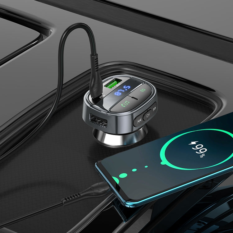 hoco E70 PD30W + QC3.0 Car Bluetooth FM Transmitter