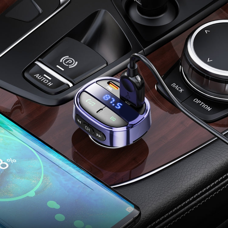 hoco E70 PD30W + QC3.0 Car Bluetooth FM Transmitter