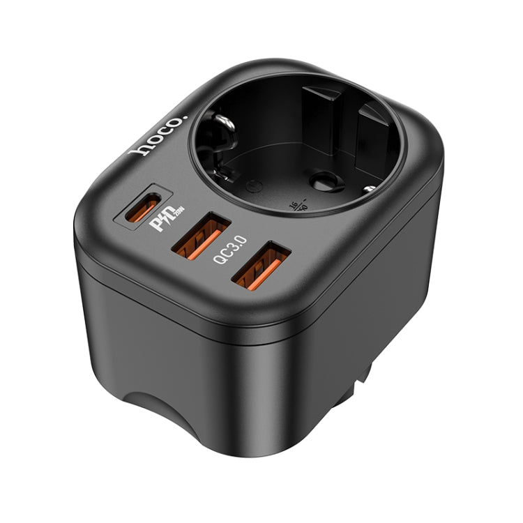 hoco NS3 Multifunctional Socket Including 1C+2A PD20W Ports, EU Plug