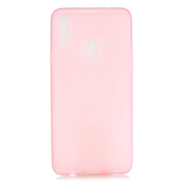 For Galaxy A20s 1.5mm Liquid Emulsion Translucent TPU case