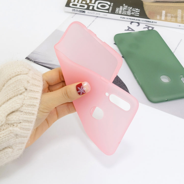 For Galaxy A20s 1.5mm Liquid Emulsion Translucent TPU case