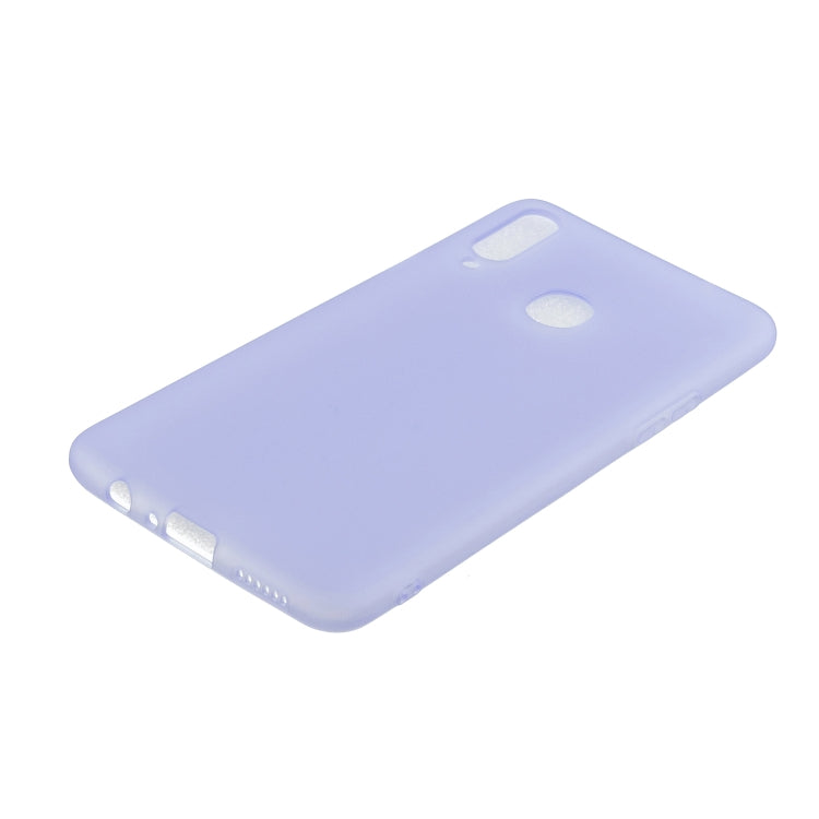 For Galaxy A20s 1.5mm Liquid Emulsion Translucent TPU case