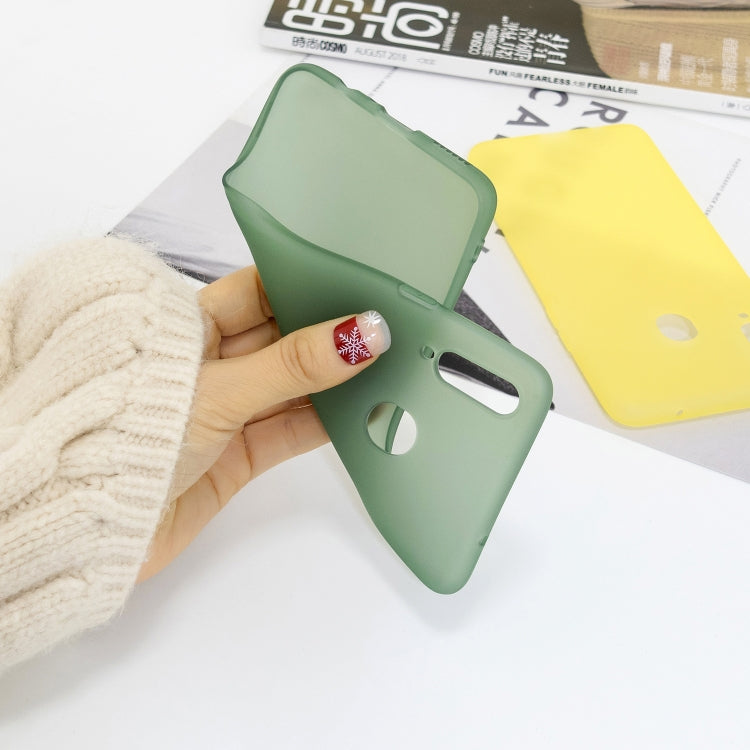 For Galaxy A20s 1.5mm Liquid Emulsion Translucent TPU case
