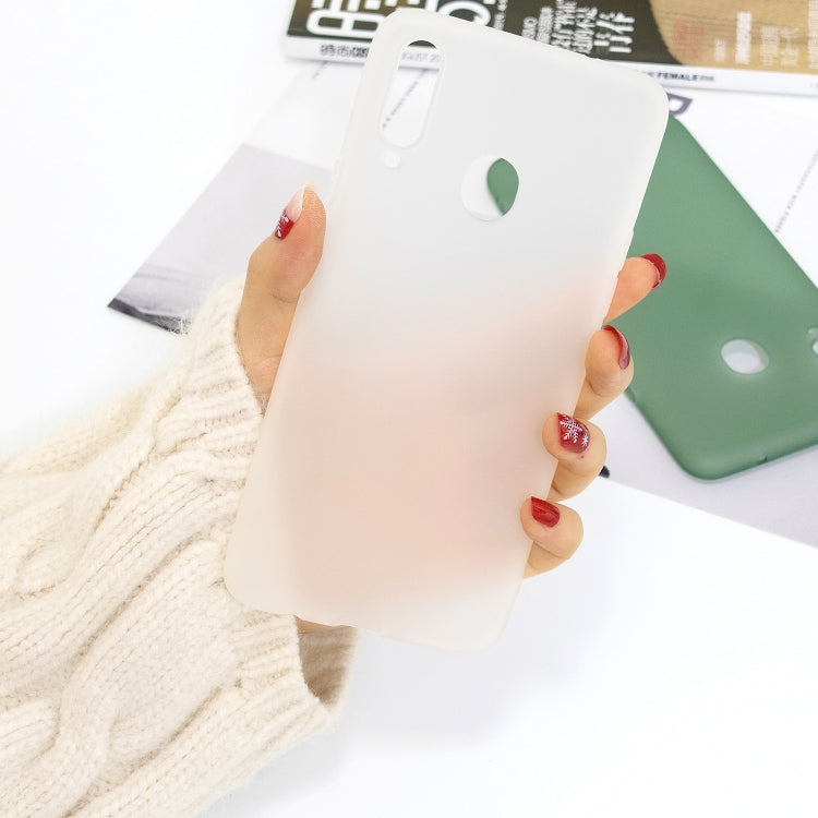 For Galaxy A20s 1.5mm Liquid Emulsion Translucent TPU case