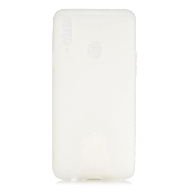 For Galaxy A20s 1.5mm Liquid Emulsion Translucent TPU case
