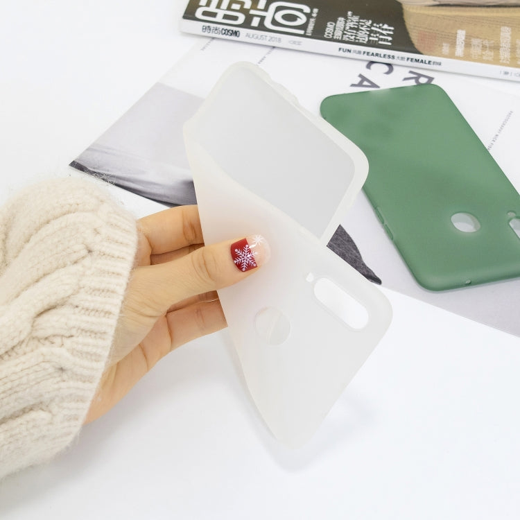 For Galaxy A20s 1.5mm Liquid Emulsion Translucent TPU case