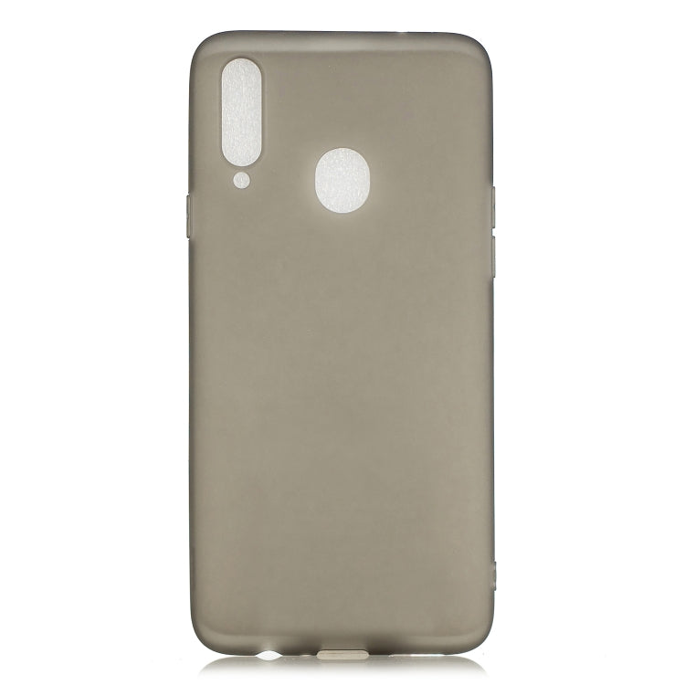 For Galaxy A20s 1.5mm Liquid Emulsion Translucent TPU case