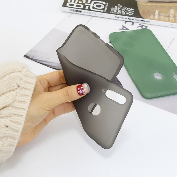 For Galaxy A20s 1.5mm Liquid Emulsion Translucent TPU case