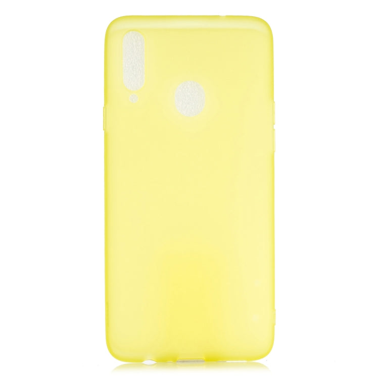 For Galaxy A20s 1.5mm Liquid Emulsion Translucent TPU case