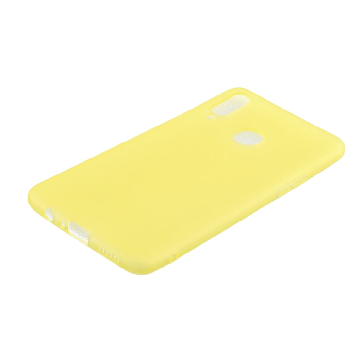 For Galaxy A20s 1.5mm Liquid Emulsion Translucent TPU case