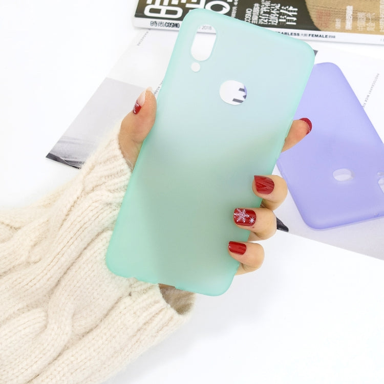 For Galaxy A10s 1.5mm Liquid Emulsion Translucent TPU case