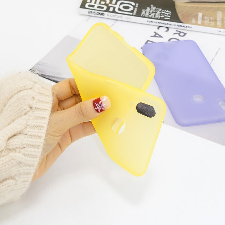 For Galaxy A10s 1.5mm Liquid Emulsion Translucent TPU case