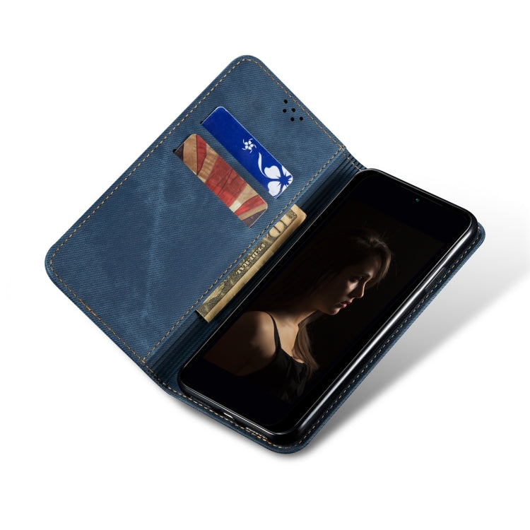 For OnePlus Nord 2T Denim Texture Leather Phone Case