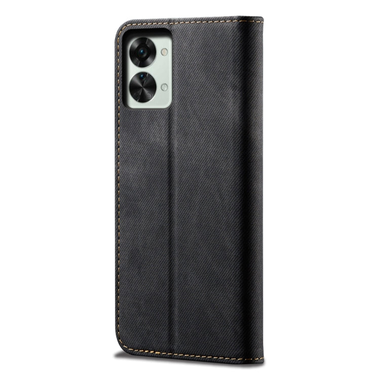 For OnePlus Nord 2T Denim Texture Leather Phone Case