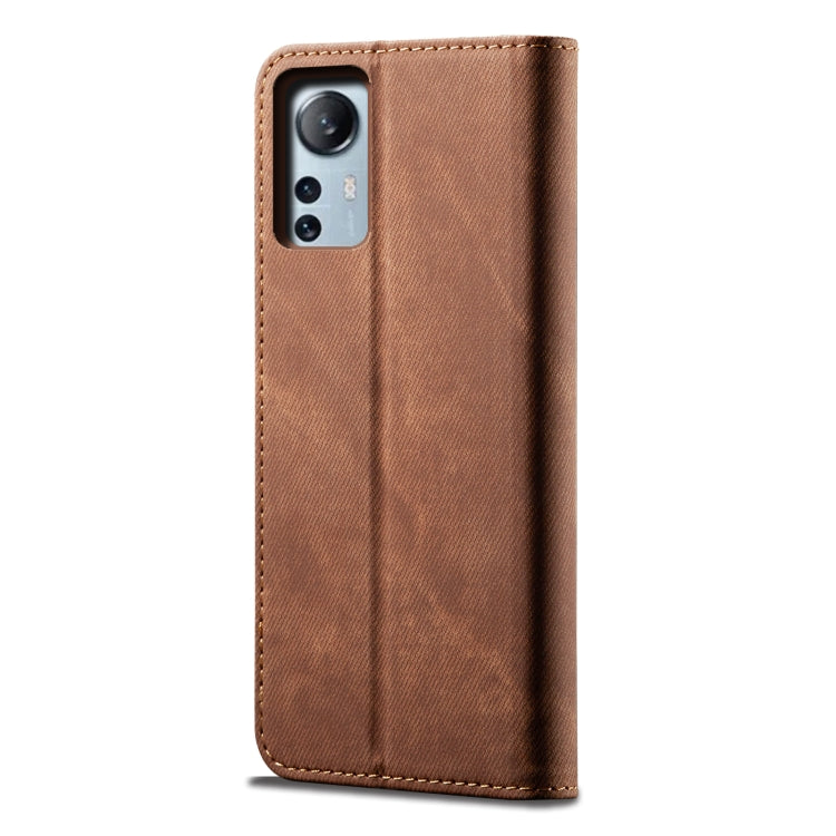 For Xiaomi 12 Lite Denim Texture Leather Phone Case