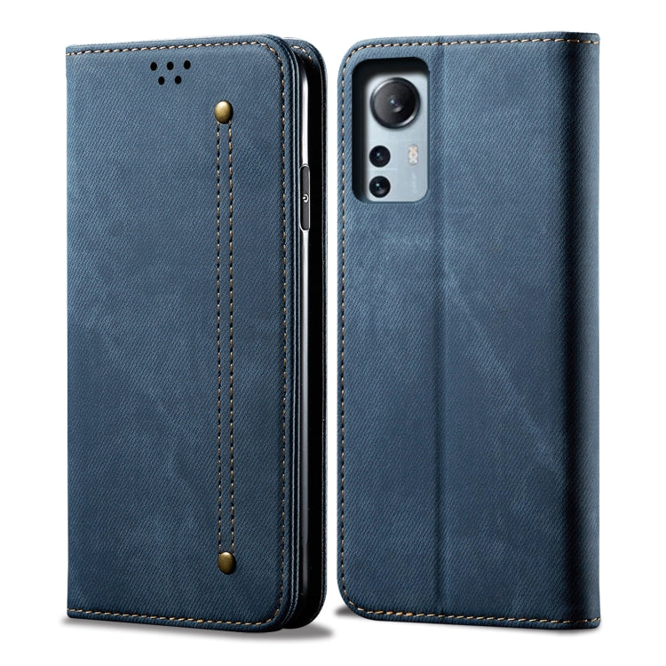For Xiaomi 12 Lite Denim Texture Leather Phone Case
