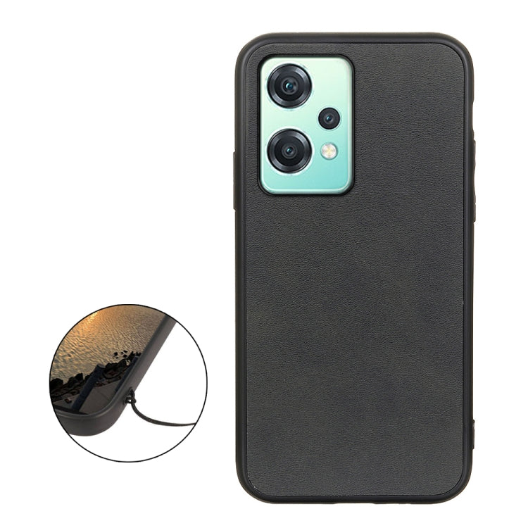 For OnePlus Nord CE 2 Lite 5G Two-color Calf Texture Shockproof Phone Case