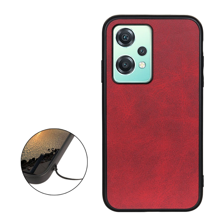 For OnePlus Nord CE 2 Lite 5G Two-color Calf Texture Shockproof Phone Case