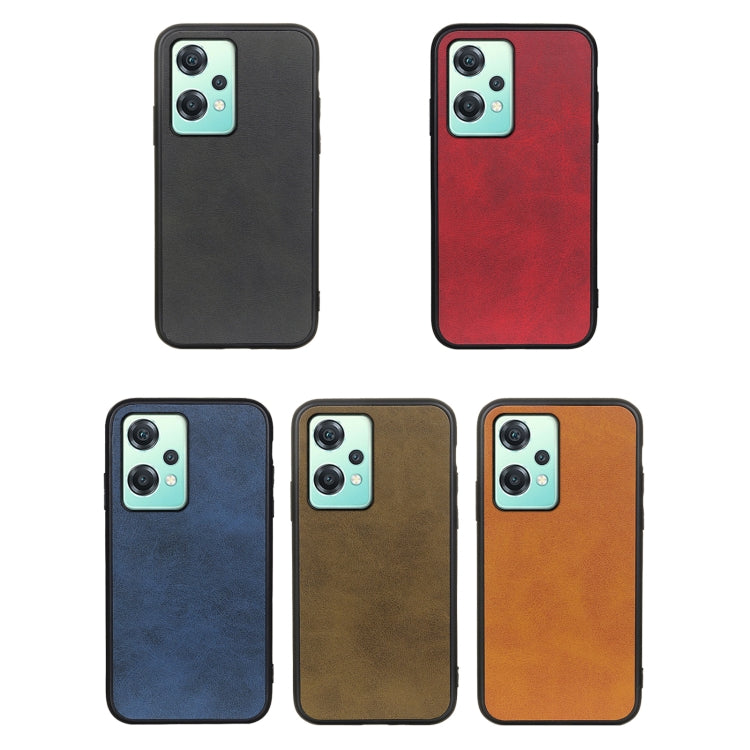 For OnePlus Nord CE 2 Lite 5G Two-color Calf Texture Shockproof Phone Case
