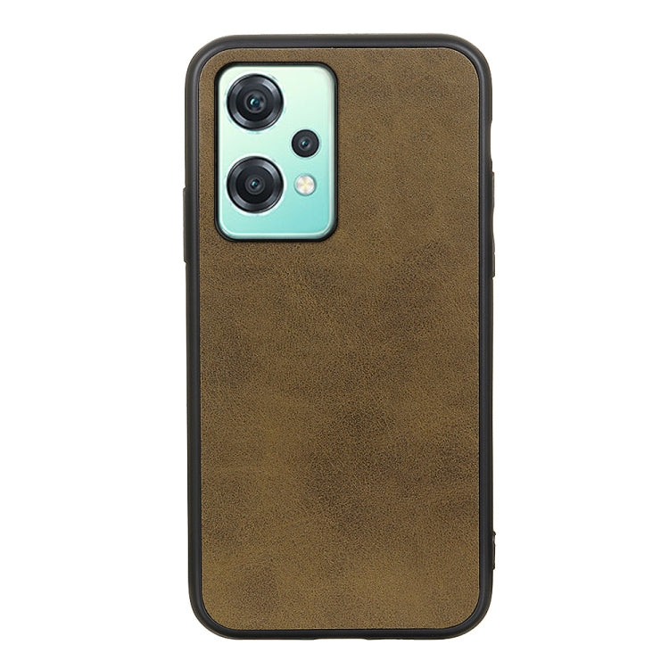 For OnePlus Nord CE 2 Lite 5G Two-color Calf Texture Shockproof Phone Case
