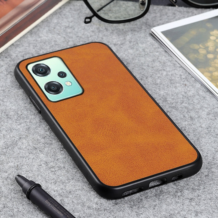 For OnePlus Nord CE 2 Lite 5G Two-color Calf Texture Shockproof Phone Case