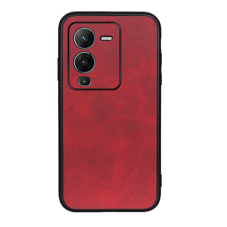 For vivo S15 Pro Two-color Calf Texture Shockproof Phone Case