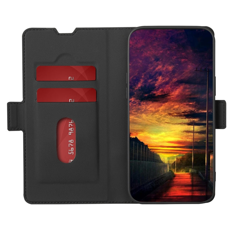 For iPhone 13 Pro Max Twill Texture Side Button Leather Phone Case