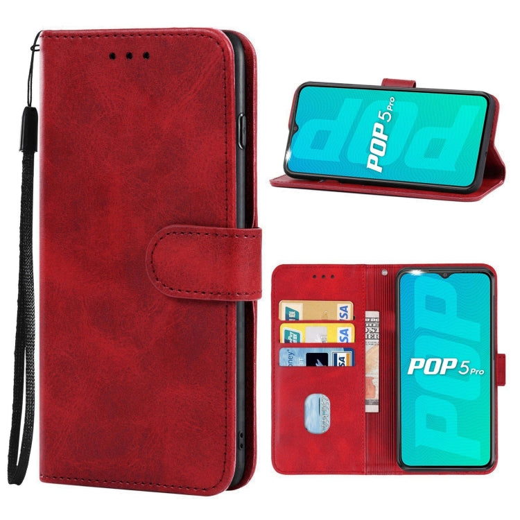 For Tecno Pop 5 Pro Leather Phone Case