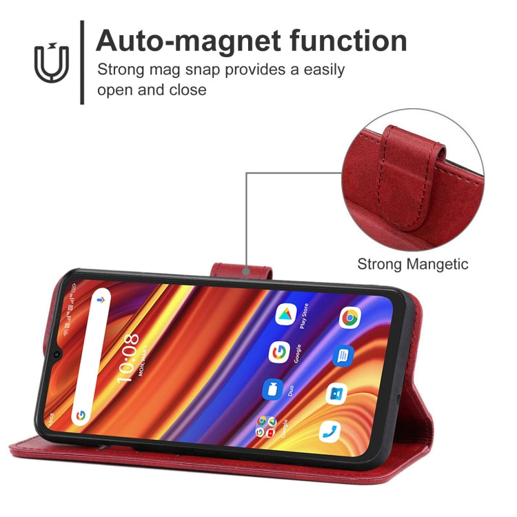 For UMIDIGI Power 7 Leather Phone Case